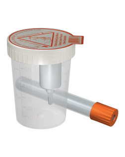 İdrar Kabı Entegre Sistem Vakumlu Numune Kabı / İdrar Tüpü Uyumlu 60 ML 8870000216 (Fıratmed)