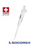 SOCOREX Acura® manual 825 2-20 µL Ayarlanabilir Micro Otomatik Pipet