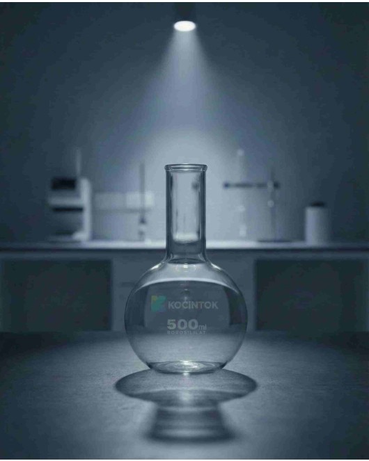 500 ML Balon kısa boyunlu dibi düz 500 ML Balon kısa boyunlu dibi düz