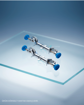 Nivo 13 cm- Raptiye- Bağlama Parçası İkili - Ayarlanabilir - Çelik