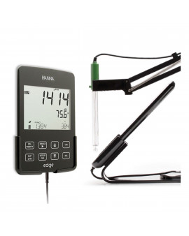 HANNA HI2040-02 edge® Çok Parametreli DO ÖLÇER-Oksijen Elektrodu ile birlikte