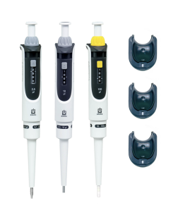 Brand Transferpette® S Ayarlanabilir Otomatik Pipet Seti 0,5-10 ul , 10-100 ul, 100-1000 ul Pipetler ve Askıları ile Komple