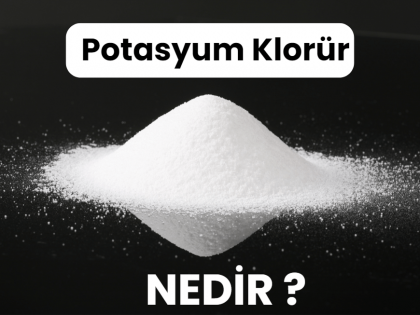 Potasyum klorür (KCL) Nedir, ne işe yarar ? Potasyum klorür (KCL) Nedir, ne işe yarar ?