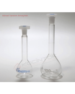 Balon Joje 100 ML Plastik Kapaklı Pyrex 3.3 İmalat A kalite