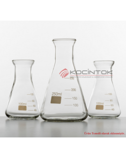 Erlen Cam 50 ml Dereceli Dar Boyunlu