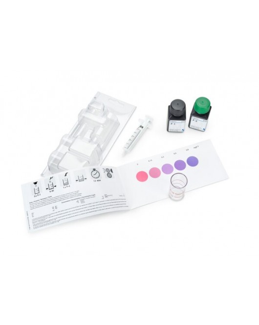 Merck 114660 Demir Testi Tatlı Suda Ve Deniz Suyunda 0.05 - 0.1 - 0.2 - 0.4 - 0.6 - 0.8 - 1.0 Mg/L Fe2+ Mcolortest™ 1 Kutu