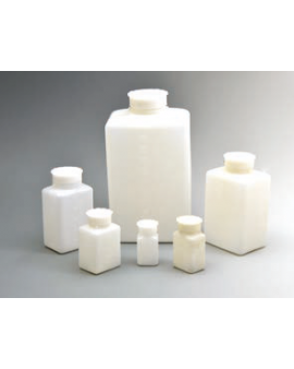 HDPE Şişe, Kare, Taksimatlı, Contalı Kapak, 250 ml L294233