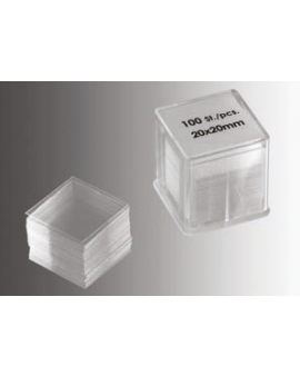 Lamel No:1, 18x18 mm, 100'lük Şeffaf Plastik Kutuda Lamel No:1, 18x18 mm, 100'lük Şeffaf Plastik Kutuda