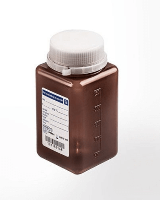 Su Numune Şişesi, PP Amber, 250 ml, Boş, Gama Steril