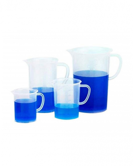 Plastik Beher kısa form kulplu 1000 ML Plastik Beher kısa form kulplu 1000 ML